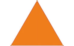 Lona Doblada Lisa Simple Lona Alta / Cremallera Roja -Bo-Camp Ventas 251415 1783011 2