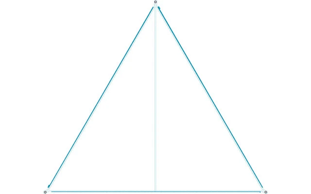 Lona Doblada Lisa Simple Azul Sepia / Cremallera Azul Claro 7 Lona Doblada Lisa Simple Azul Sepia / Cremallera Azul Claro - Imagen 5