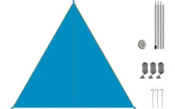 Bent Canvas Plain Set Tarp Azul Sepia / Cremallera Azul Claro -Bo-Camp Ventas 251435 1777942 1