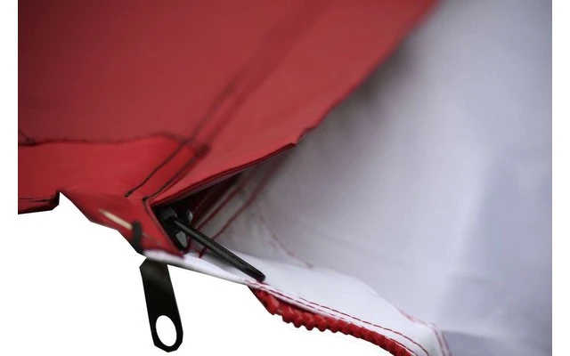 Toldo De Lona Bent Zip-Protect Simple Conectable 250 X 250 X 250 Cm Rojo 5 Toldo De Lona Bent Zip-Protect Simple Conectable 250 X 250 X 250 Cm Rojo - Imagen 3