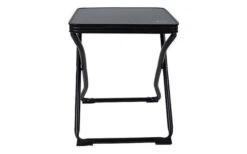 Taburete Bo-Camp Plegable Con Tapa Negro