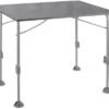 Mesa Plegable Travellife Barletta Comfort 100, 100 X 68 X 85 Cm Gris -Bo-Camp Ventas 551986 3682121