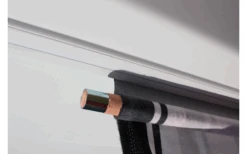 Diamante Azul Cortavientos A Rayas 5,4 X 1,22 Metros Gris Arena