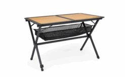 Mesa Rodante Berger Aluminio Bambú Negro