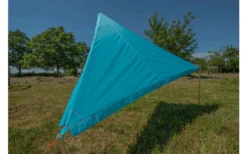 Toldo De Lona Bent Zip-Protect Simple Conectable 250 X 250 X 250 Cm Turquesa -Bo-Camp Ventas 691802 4862771