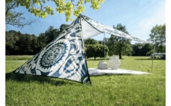 Toldo Doblado Orient Rojo A Rayas/RV Negro -Bo-Camp Ventas 696992 5243687