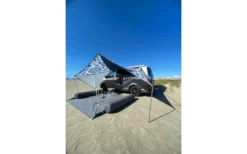 Bent Sun Sail Blanco/RV Rojo -Bo-Camp Ventas 696995 5243693 6