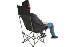 Silla Plegable Outwell Emilio Negra Con Soporte Cervical 65 X 44 X 101 Cm -Bo-Camp Ventas 697136 5123591