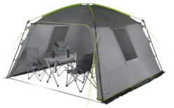 Gazebo Independiente High Peak Cabana 350 X 350 Cm Gris/lima -Bo-Camp Ventas 731402 4904471