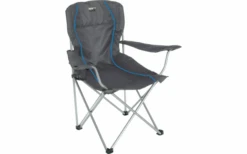 Silla Plegable High Peak Salou 54 X 43,5 X 93 Cm Gris Oscuro/azul