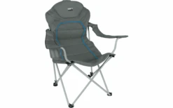 Silla Plegable High Peak Alicante 62 X 60 X 105 Cm Gris Oscuro/azul